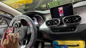 ベンツ xクラス 後付けCarPlay ワイヤレスCarPlay 並行輸入 ナビ　日本語化 x250d x350d ntg5e ntg5.0 Android Auto アンドロイドナビ　日本語化　日本地図　aux 有効化 10.25インチ 12.3インチ 12.5インチ　モニター交換　ミラーリング　youtube