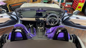 ND ロードスター　純正BOSE ボーズサウンド　スピーカー交換　ツイーター交換　デッドニング　音質改善　音質向上　ホットワイヤード　名古屋　カーオーディオ　CarPlay アンドロイド NETFLIX YOUTUBE プライムビデオ