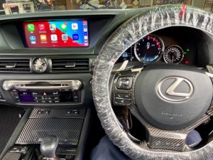 レクサス Lexus GS RC LC LX CX ワイヤレスCarPlay ミラーリング YOUTUBE Apple CarPlay 動画再生 ワイヤレス WIFI Bluetooth スピーカー交換 ツイータ スコーカー ワイドレンジ フルレンジ デッドニング コーディング センタースピーカー AndroidAuto