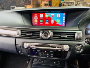 レクサス Lexus GS RC LC LX CX ワイヤレスCarPlay ミラーリング YOUTUBE Apple CarPlay 動画再生 ワイヤレス WIFI Bluetooth スピーカー交換 ツイータ スコーカー ワイドレンジ フルレンジ デッドニング コーディング センタースピーカー AndroidAuto