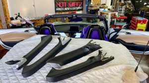ND ロードスター　純正BOSE ボーズサウンド　スピーカー交換　ツイーター交換　デッドニング　音質改善　音質向上　ホットワイヤード　名古屋　カーオーディオ　CarPlay アンドロイド NETFLIX YOUTUBE プライムビデオ　ピラー埋込