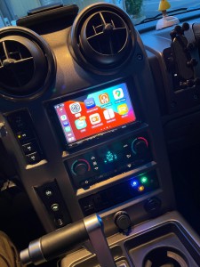 HUMMER H2 ワイヤレスCarPlay ミラーリング　YOUTUBE Android Auto 汎用　後付け　HDMI ビデオ入力　タホ　サバーバン　エスカレード アメ車　グーグルマップ　AMAZON iPhone