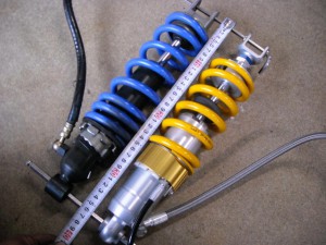 ビューエル　リアサス　リアショック　オーリンズ　HYPER PRO スプリング　バネレート　スプリングレート　乗り心地　ハパープロ　ホットワイヤード　BUELL XB