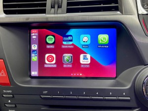 シトロエン DS5 C4 アンドロイド　タッチパネル　Apple CarPlay ワイヤレス　YOUTUBE グーグルマップ　NETFLIX HULU プライムビデオ　動画視聴　Bluetooth Android10 8コア 4G SIM カープレイ