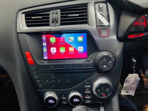 シトロエン DS5 C4 アンドロイド　タッチパネル　Apple CarPlay ワイヤレス　YOUTUBE グーグルマップ　NETFLIX HULU プライムビデオ　動画視聴　Bluetooth Android10 8コア 4G SIM カープレイ