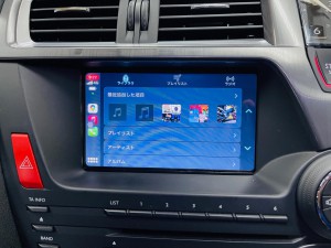 シトロエン DS5 C4 アンドロイド　タッチパネル　Apple CarPlay ワイヤレス　YOUTUBE グーグルマップ　NETFLIX HULU プライムビデオ　動画視聴　Bluetooth Android10 8コア 4G SIM カープレイ