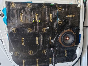 DSP内蔵　パワードウーハー　4CH.アンプ内蔵パワードウーハー　フロントスピーカー用アンプ内蔵パワードウーハー　Bluetooth5.0 ハイレゾ　FLUC オールインワン　カーオーディオ　Mercury Car Audio DSP8.4HD デッドニング