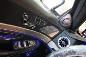W222 BENZ Sクラス　ベンツ　ブルメスター　スピーカー交換　ツイーター交換　音質改善　音質向上　デッドニング　3Dツイーター　ハイエンド　Mercury Car Audio Audible Physics RAM3 RAM2 HOT WIRED