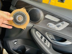 ベンツ　ドアスピーカー　スピーカー交換　ツイーター追加　ツイーター交換　音質向上　ブルメスター　コーディング　イージーエントリー　シート退避　有効化　Mercury Car Audio Audible Physics RAM2 M40 インナーバッフル　デッドニング　W205 W213 W222 Cクラス　Eクラス Sクラス　HOT WIRED 名古屋　愛知