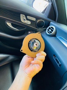 ベンツ　ドアスピーカー　スピーカー交換　ツイーター追加　ツイーター交換　音質向上　ブルメスター　コーディング　イージーエントリー　シート退避　有効化　Mercury Car Audio Audible Physics RAM2 M40 インナーバッフル　デッドニング　W205 W213 W222 Cクラス　Eクラス Sクラス　HOT WIRED 名古屋　愛知
