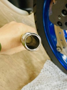 BUELL XB クロモリ　アクスルシャフト　クロモリシャフト　名古屋　HOT WIRED ビューエル　メンテナンス　オーバーホール