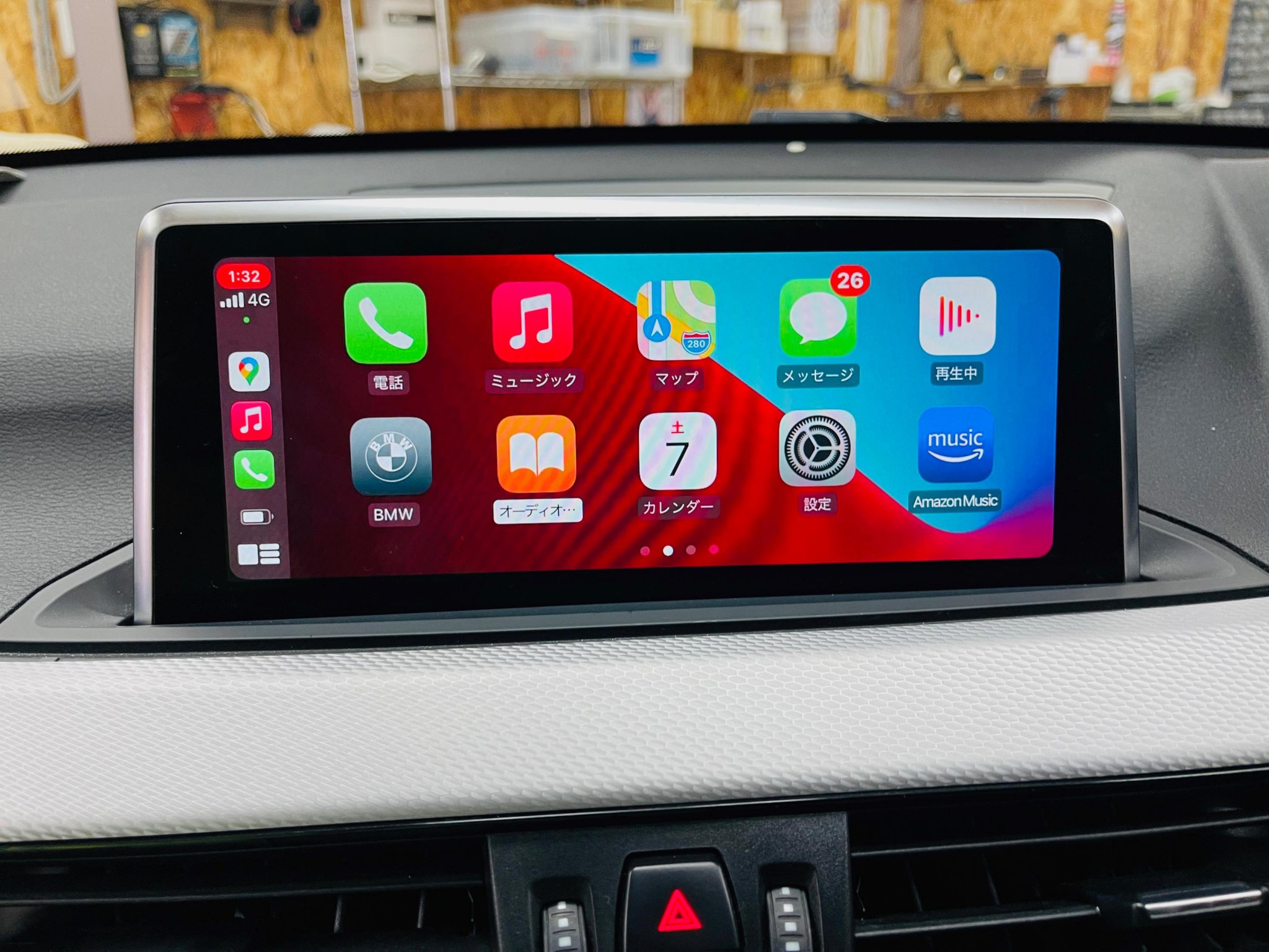 BMW X1 純正ナビに後付けワイヤレスCarPlay＋ワイヤレスミラーリング インターフェースのご紹介