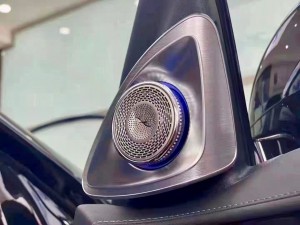 W223 W206 Sクラス　Cクラス　ベンツ　3Dツイーター ロータリー　ツイーター交換　ツイーター　スピーカー交換 BURMESTER ブルメスター　ハイエンド　新型Sクラス　アンビエントライト　飛び出すツイーター　光るツイーター