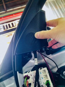 ベンツ　純正スピーカー　ドアスピーカー　スピーカー交換　ツイーター　Audible Physics RAM2 デッドニング　ツイーターがない　音質向上　W205 W222 W213 GLC Sクラス　Cクラス　Eクラス　Gクラス　ブルメスター BURMESTER  音質改善　カーオーディオ　純正ナビ　名古屋