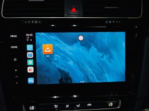 フォルクスワーゲン　VW GOLF ゴルフ　純正CarPlay Apple CarPlay アンドロイドBOX アンドロイドAIボックス メディアボックス VISIT ANDROID9.0 S20 動画再生　Youtube 動画アプリ サブスクリプション　サブスク　Netflix プライムビデオ 