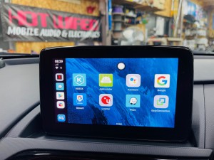 マツダ　マツコネ　CarPlay カープレイ　動画再生　アンドロイド　Youtube Netflix プライムビデオ  アンドロイドBOX 純正カープレイ