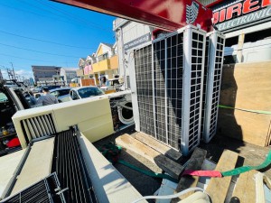 HOT WIRED 名古屋　ホットワイヤード　エアコン工事　ダイキン　空調付きガレージ　空調　木工室　エアコン