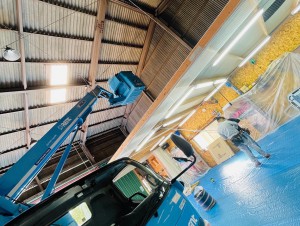 HOT WIRED 名古屋　ホットワイヤード　エアコン工事　ダイキン　空調付きガレージ　空調　木工室　エアコン