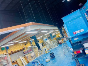 HOT WIRED 名古屋　ホットワイヤード　エアコン工事　ダイキン　空調付きガレージ　空調　木工室　エアコン