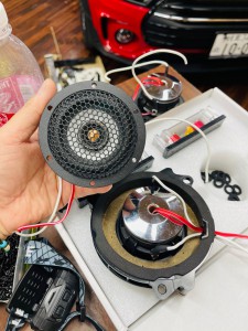 bmw mini スピーカー交換 ツイーター ウーハー デッドニング F60 F56 F54 Audible Physics Mercury Car Audio 名古屋　カーオーディオ専門店　ホットワイヤード
