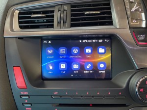 CITROEN DS5 シトロエン ナビ取付 ナビ交換 ゴリラ　アンドロイド　テスロイド　テスラナビ  アンドロイドナビモニター