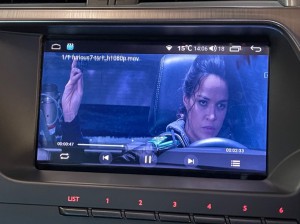 CITROEN DS5 シトロエン ナビ取付 ナビ交換 ゴリラ　アンドロイド　テスロイド　テスラナビ  アンドロイドナビモニター　動画再生