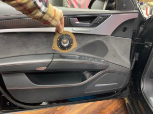 アウディ　純正ボーズ　bose ボーズサウンド　boseサウンド　スピーカー交換　3way セパレート　スコーカー　ミッドレンジ　Audible Physics ram2 ワイドレンジスピーカー　フルレンジスピーカー AUDI S8 A8 A6 インナーバッフル
