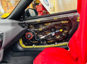 BMW ドアスピーカー　ハーマンカードン　スピーカー交換　ツイーター　交換　Audible Physics デッドニング　Z4 G29 音質向上　マークレビンソン　MARK LEVINSON G29 STP