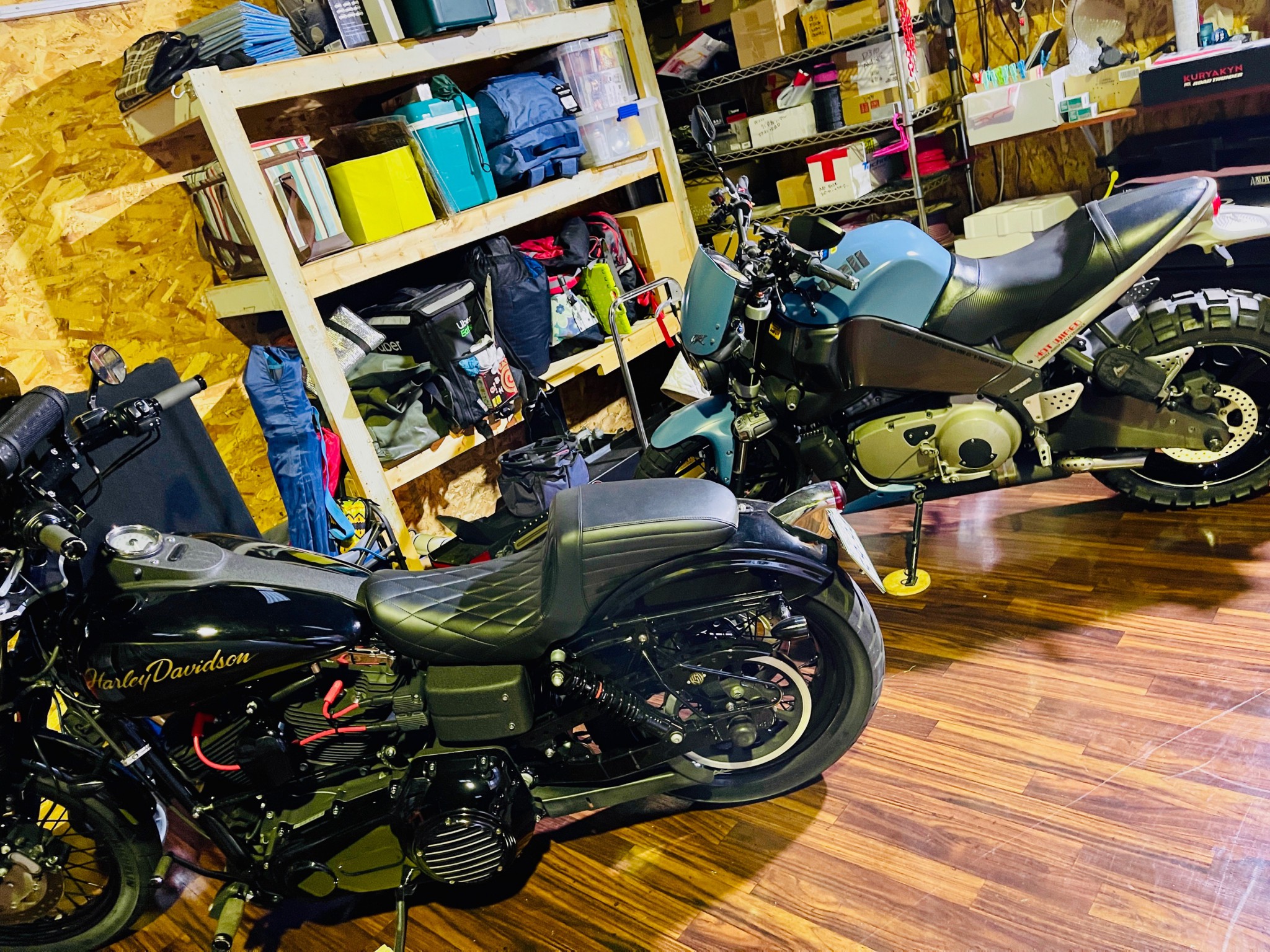 ハーレーのオーディオカスタム バイク用ブルーツーススピーカー取付のご紹介　MTX for Harley Davidon
