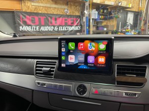 アウディ AUDI BANG & OLUFSEN バングアンドオルフセン　スピーカー交換　音質向上　ツイーター　スコーカー　ウーハー　後付け　ワイヤレス　CarPlay カープレイ　カーオーディオ　純正ナビ MMI MMI2