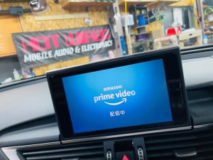AUDI アウディ　HDMI アマゾン　プライム　ファイヤースティック　Fire TV Stick 外部入力　AVインターフェース　　カープレイ　ワイヤレス　ミラーリング　名古屋　ホットワイヤード アウディ A4 A3 A2 A6 A7 A8 A5 