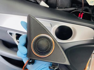 W205 ベンツ　スピーカー交換　ツイーター　ウーハー　ドアスピーカー　ダミー　音質向上　埋込　ハイパスフィルター　ウーハーキット　バッフル　Cクラス　Audible Physics RAM2 Mercury Car Audio CE165
