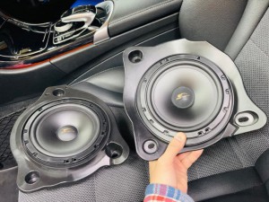 W205 ベンツ　スピーカー交換　ツイーター　ウーハー　ドアスピーカー　ダミー　音質向上　埋込　ハイパスフィルター　ウーハーキット　バッフル　Cクラス　Audible Physics RAM2 Mercury Car Audio CE165