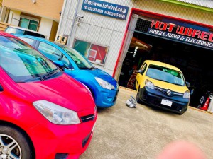 名古屋　カーオーディオ専門店　HOT WIRED ホットワイヤード　スピーカー交換　CarPlay ワイヤレス　アウディ　カングー　シトロエン　DS3 DS5 A7 BUELL KANGOO2 S1000RR BMW コーディング