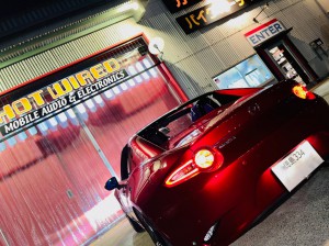 nd ロードスター rf rs 純正bose ボーズ スピーカー交換　ツイーター交換　ウーハー交換　デッドニング　音質改善　boseサウンド　boseシステム　ボーズサウンド　純正ボーズ　マツダ純正　名古屋　ホットワイヤード　ピラー埋め込み　ツイーター埋込　徳島ナンバー