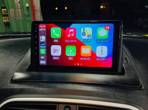 カングー　アンドロイド　ナビ　テスラナビ  CarPlay ワイヤレス　カープレイ　タッチパネル　Youtube ネットフリックス　ユーチューブ　動画再生　グーグルマップ　名古屋　HOT WIRED iPhone