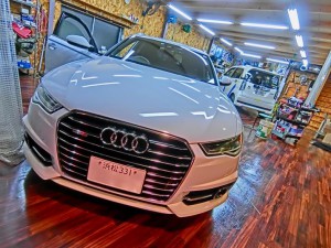 アウディ Audi A6 BOSE BANG&OLUFSEN A7 A8 A5 A4 Q7 ボーズ　バングアンドオルフセン　スピーカー交換　ツイーター交換　音質向上　音質改善　プレミアムカーオーディオ　名古屋　カーオーディオ専門　ホットワイヤード　ツイーター埋込　ピラー　張り替え　Mercury Car Audio