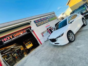 純正BOSE ボーズ スピーカー交換　ツイーター交換　BOSE対応 CX-5 CX-8 ND CX-3 CX-30 CX-60 MAZDA3 Mercury Car Audio ホットワイヤード　名古屋　HOT WIRED ツイーター埋込