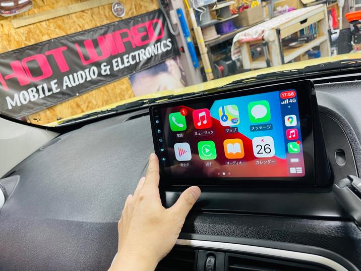 カングーにナビ取付のご紹介：10インチのアンドロイドナビを取付！　KWK4M/KWH5F1 Kangoo