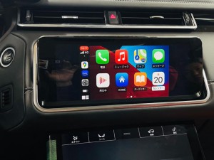 レンジローバー　HDMI RCA 外部入力　ミラーリング　CarPlay カープレイ　Apple CarPlay Android Auto 後付け　ワイヤレス　iPhone HDMI ランドローバー　イヴォーグ　ディフェンダー　ディスカバリー　ランドローバー　RANGE ROVER コーディング　並行輸入　平行　左ハンドル