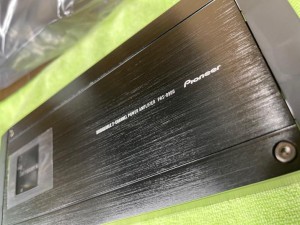 PRS-D800 D800 アンプ　パイオニア　パワーアンプ　ゲイン　ゲイン合わせ　ゲイン調整　D級アンプ　オシロスコープ　歪み　クリップ