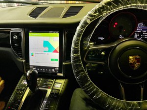 マカン　ナビ　カーナビ　交換　2din クラリオン　アンドロイド　大型モニター　テスラナビ　テスロイド  Android Auto CarPlay カープレイ　ミラーリング　iPhone Bluetooth HOT WIRED macan ポルシェ　カイエン　パラメーラ　アンドロイドOS
