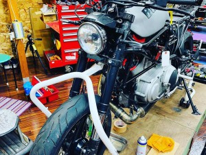 buell ビューエル　サイクロン m2 x1 xb12 xb9 s2 フロントフォーク　フォークオイル　フォークシール　オーバーホール　オイル交換　名古屋　ホットワイヤード