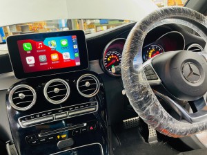 benz glc gel gla w205 x253 w222 後付け　ワイヤレス　カープレイ  CarPlay Android Auto ミラーリング　Youtube アマゾン　グーグルマップ　外部入力　有効化　コーディング　aux　ヤフー　アドオン　名古屋　ホットワイヤード
