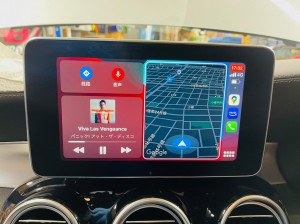 benz glc gel gla w205 x253 w222 後付け　ワイヤレス　カープレイ  CarPlay Android Auto ミラーリング　Youtube アマゾン　グーグルマップ　外部入力　有効化　コーディング　aux　ヤフー　アドオン　名古屋　ホットワイヤード