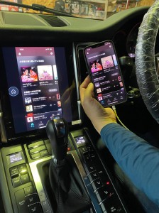 マカン　ナビ　カーナビ　交換　2din クラリオン　アンドロイド　大型モニター　テスラナビ　テスロイド  Android Auto CarPlay カープレイ　ミラーリング　iPhone Bluetooth HOT WIRED macan ポルシェ　カイエン　パラメーラ　アンドロイドOS アマゾン　ミュージック　アップル