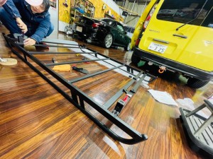 Kangoo カングー用 ヘビーデューティールーフキャリア　ルーフラック　ルーフキャリア　ローラー　ボート積載　カートップ　ルーフ　キャリア　キャンプ　kangoo 