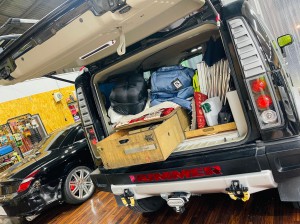hummer h2 ハマー　キャンパー　ステルス　キャンプ　車中泊　ベッド　荷室　トランク　カーゴ　荷物　オートキャンプ　キャンパーキット製作　ステルスキャンパー　ホットワイヤード　名古屋　suv ピックアップトラック　ミニバン　ワゴン
