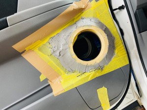 ノア　アウターバッフル　スピーカー交換　ツイーター　位相　イコライザー　音調整 dsp Mercury Car Audio c62 dsp8.4hd dsp内蔵　パワードウーハー アンプ内蔵　オールインワン　アウター製作　埋込　rta フェイズ　プラリティー　チェッカー　HOT WIRED 名古屋　パテ