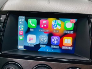 ジャガー　後付けCarPlay カープレイ　ワイヤレス　Android Auto ミラーリング カメラ入力　外部入力　フロントカメラ　iPhone Bluetooth Wi-Fi ジャガー純正　純正ナビ　JAGUAR F-TYPE グーグルマップ　ライン　ヤフーカーナビ　Youtube ユーチューブ